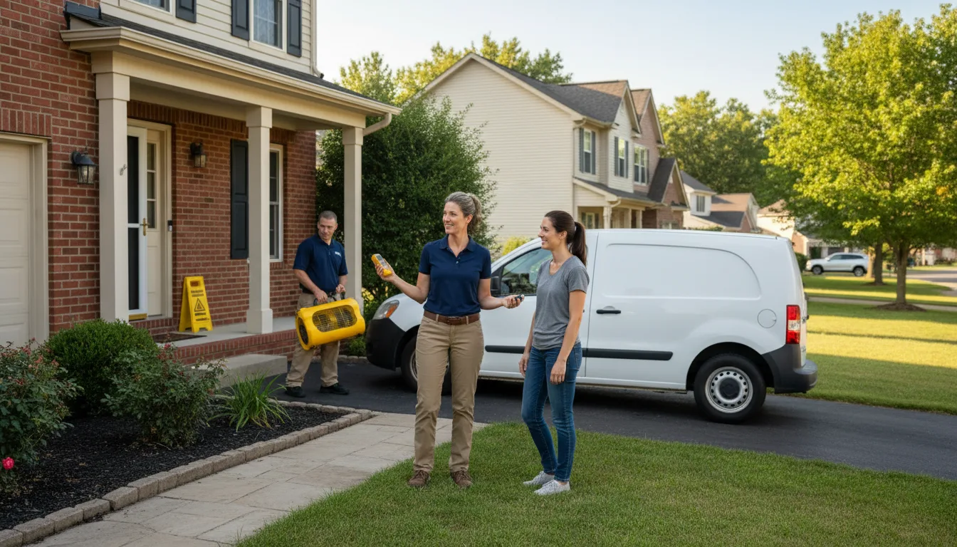 Residential water damage restoration in Mchenry, IL